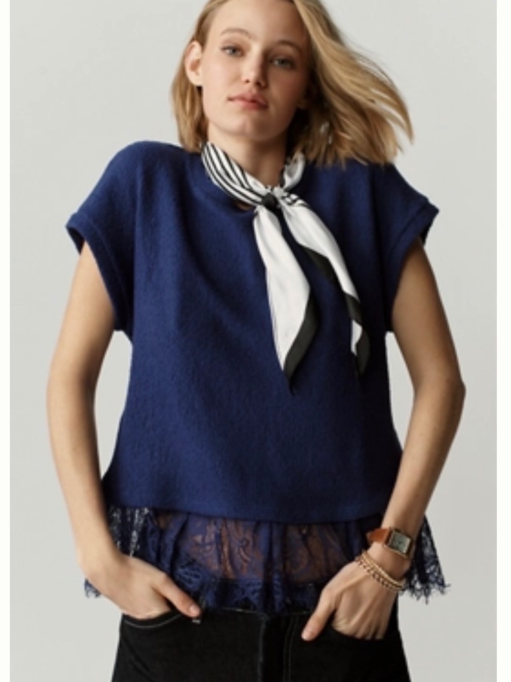 Anthropology, Maeve lace tee